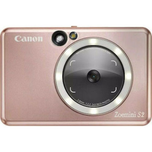 PHOTO CAMERA WITH FILM  S2 ZV223 ZOEMINI ROSE GOLD